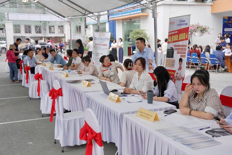 Hơn 500 cơ hội việc làm tại Ngày hội kết nối việc làm và tư vấn hướng nghiệp xã Thiên Lộc năm 2026.- Ảnh 8.