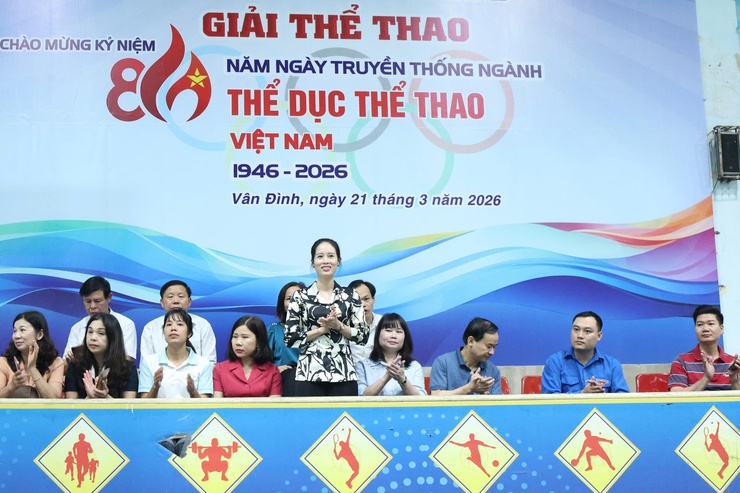 Khai mạc Giải Thể thao xã Vân Đình năm 2026: Sôi nổi, đoàn kết, lan tỏa tinh thần rèn luyện- Ảnh 5.