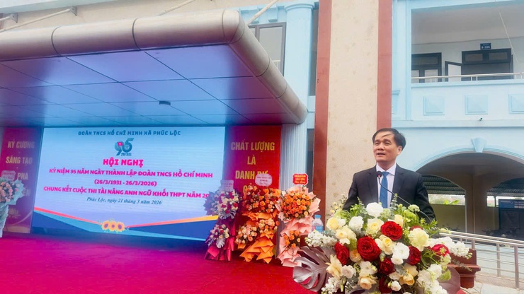 Xã Phúc Lộc tổ chức Hội nghị kỷ niệm 95 năm Ngày thành lập Đoàn TNCS Hồ Chí Minh và Chung kết Cuộc thi "Tài năng Anh ngữ" năm 2026- Ảnh 4.