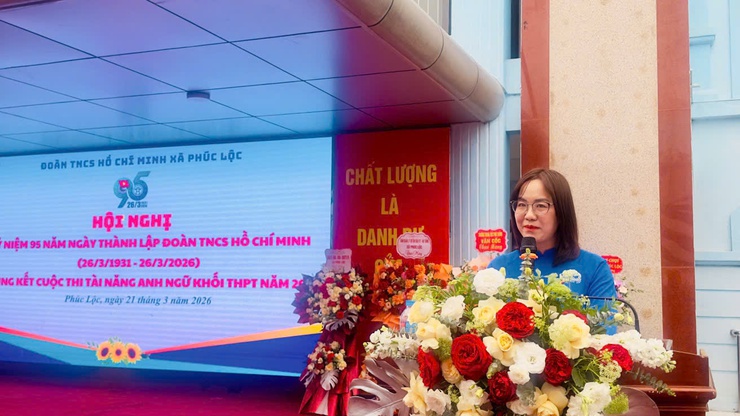 Xã Phúc Lộc tổ chức Hội nghị kỷ niệm 95 năm Ngày thành lập Đoàn TNCS Hồ Chí Minh và Chung kết Cuộc thi "Tài năng Anh ngữ" năm 2026- Ảnh 5.