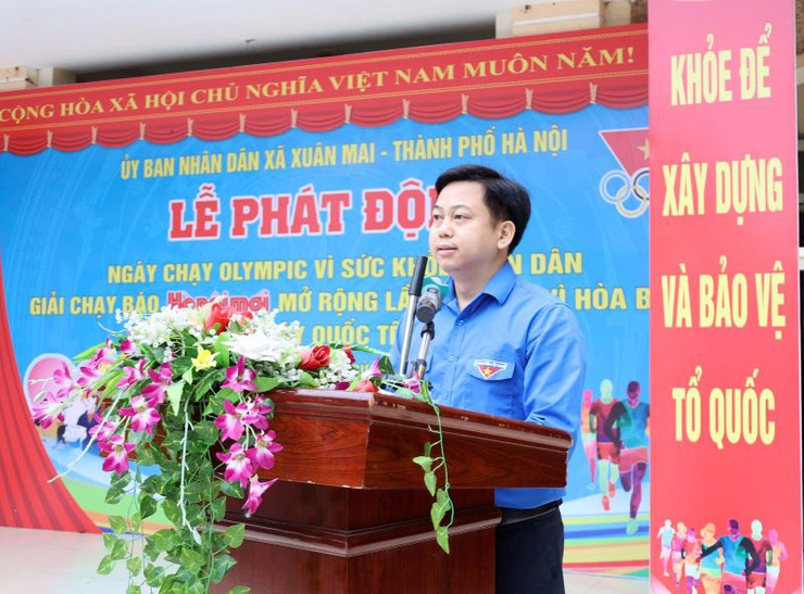 Xuân Mai: hưởng ứng Ngày chạy Olympic vì sức khỏe toàn dân, phát động Giải chạy Báo Hànộimới mở rộng lần thứ 51 - Vì hòa bình- Ảnh 5.