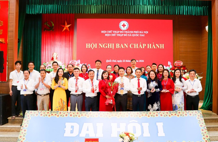 Đại hội đại biểu Hội Chữ thập đỏ xã Quốc Oai lần thứ I – Dấu mốc quan trọng lan tỏa giá trị nhân đạo- Ảnh 14.