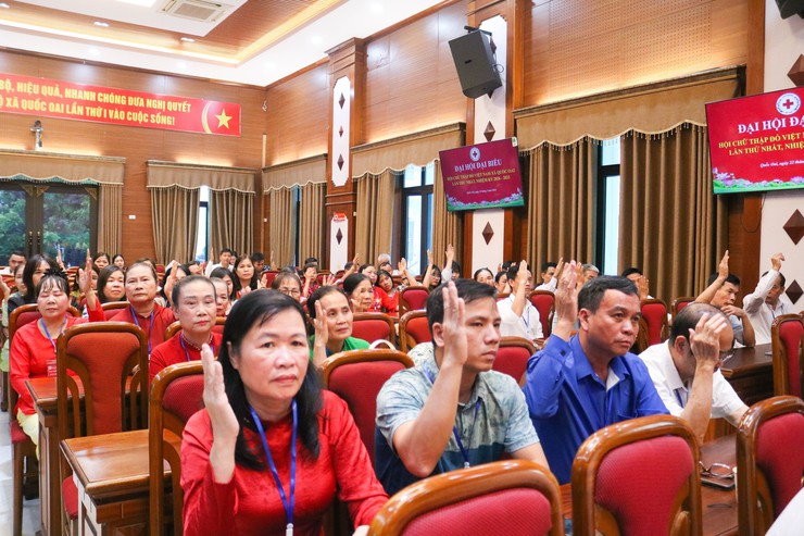 Đại hội đại biểu Hội Chữ thập đỏ xã Quốc Oai lần thứ I – Dấu mốc quan trọng lan tỏa giá trị nhân đạo- Ảnh 13.