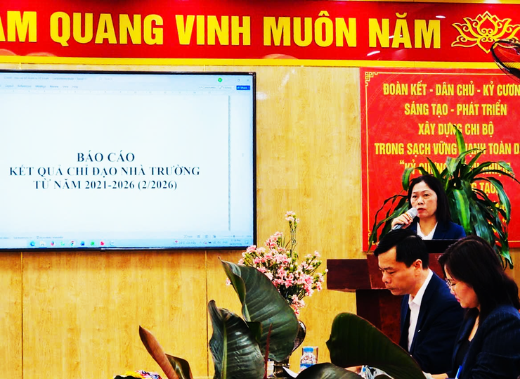 Trường Tiểu học Hoàng Liệt tổ chức Hội nghị lấy ý kiến bổ nhiệm lại chức danh hiệu trưởng 
- Ảnh 3.