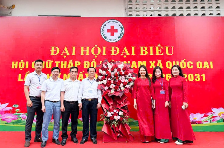 Đại hội đại biểu Hội Chữ thập đỏ xã Quốc Oai lần thứ I – Dấu mốc quan trọng lan tỏa giá trị nhân đạo- Ảnh 4.