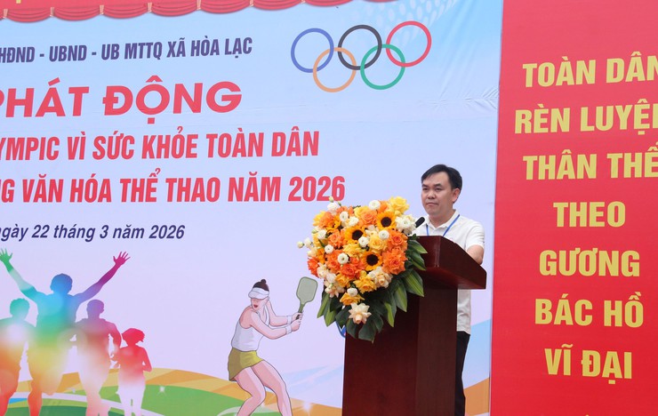 Hòa Lạc phát động Ngày chạy Olympic 2026 – Chung tay vì một cộng đồng khỏe mạnh

- Ảnh 5.