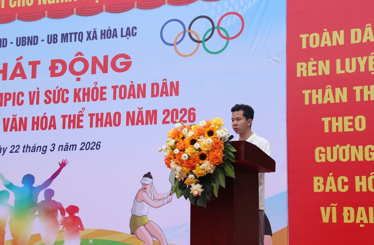 Hòa Lạc phát động Ngày chạy Olympic 2026 – Chung tay vì một cộng đồng khỏe mạnh

- Ảnh 6.
