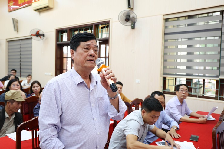 Chương Dương lấy ý kiến Nhân dân phương án tuyến tỷ lệ 1/500 Dự án trục không gian Quốc lộ 1A gắn với chỉnh trang và tái thiết đô thị.- Ảnh 3.