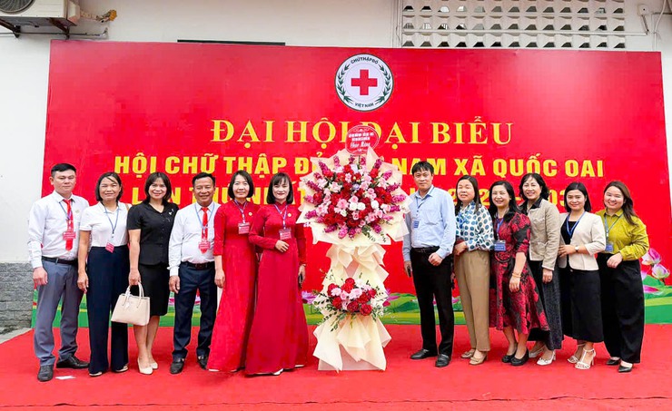 Đại hội đại biểu Hội Chữ thập đỏ xã Quốc Oai lần thứ I – Dấu mốc quan trọng lan tỏa giá trị nhân đạo- Ảnh 8.