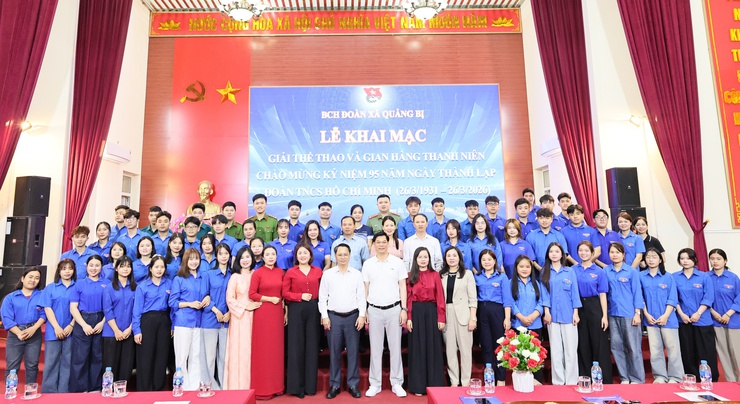 Đoàn xã Quảng Bị tổ chức Giải thể thao và gian hàng thanh niên năm 2026- Ảnh 1.