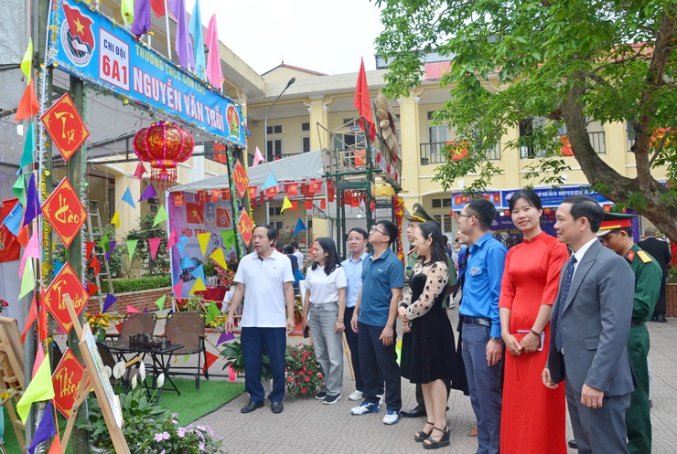 Sôi nổi hội trại 26/3 với chủ đề “Tuổi trẻ Trường THCS Sơn Lộc tự hào truyền thống – vững bước tương lai”- Ảnh 3.