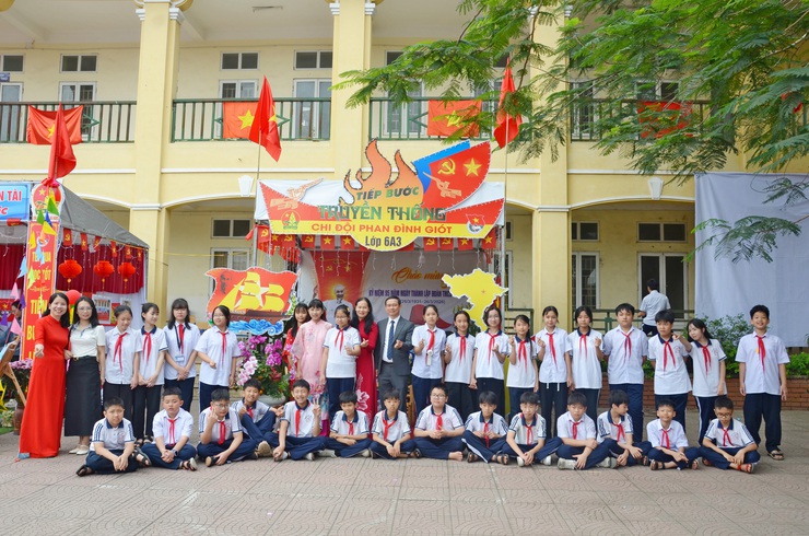 Sôi nổi hội trại 26/3 với chủ đề “Tuổi trẻ Trường THCS Sơn Lộc tự hào truyền thống – vững bước tương lai”- Ảnh 6.