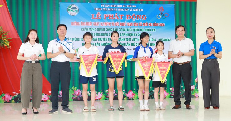 Xã Suối Hai sôi nổi tổ chức Ngày chạy Olympic vì sức khỏe toàn dân năm 2026- Ảnh 10.