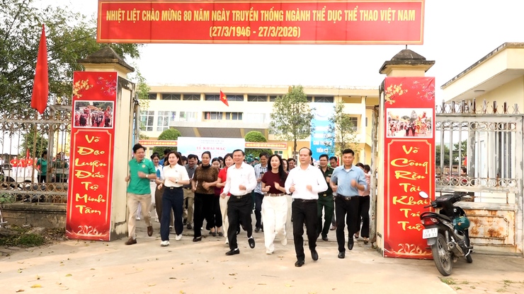 Sôi nổi Ngày chạy Olympic vì sức khỏe toàn dân 2026 tại xã Mỹ Đức- Ảnh 12.