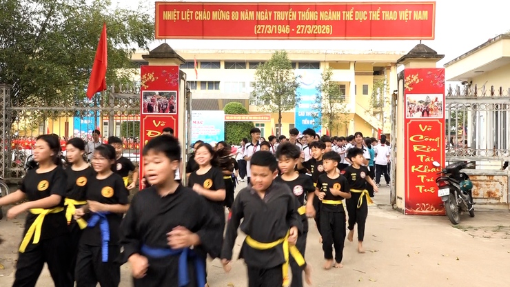 Sôi nổi Ngày chạy Olympic vì sức khỏe toàn dân 2026 tại xã Mỹ Đức- Ảnh 15.