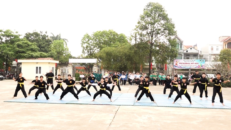 Sôi nổi Ngày chạy Olympic vì sức khỏe toàn dân 2026 tại xã Mỹ Đức- Ảnh 6.