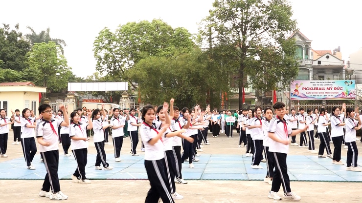 Sôi nổi Ngày chạy Olympic vì sức khỏe toàn dân 2026 tại xã Mỹ Đức- Ảnh 9.