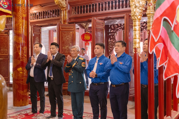 TUỔI TRẺ THƯ LÂM TỔ CHỨC LỄ KẾT NẠP ĐOÀN VIÊN MỚI CHÀO MỪNG 95 NĂM NGÀY THÀNH LẬP ĐOÀN TNCS HỒ CHÍ MINH- Ảnh 5.