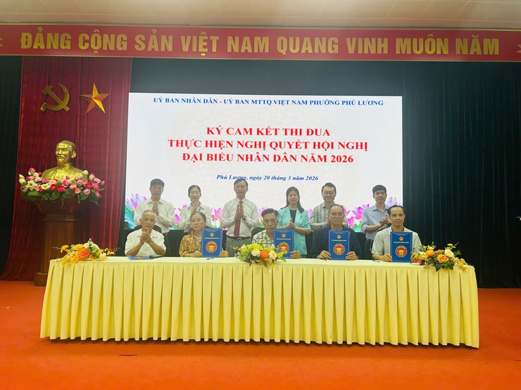 Phường Phú Lương tổ chức hội nghị đại biểu nhân dân năm 2026- Ảnh 4.