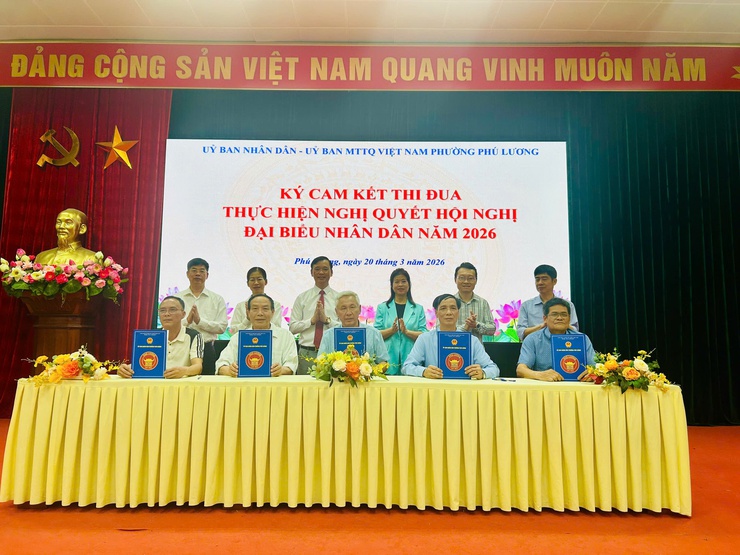 Phường Phú Lương tổ chức hội nghị đại biểu nhân dân năm 2026- Ảnh 2.