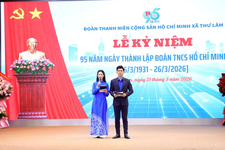 ĐOÀN TNCS HỒ CHÍ MINH XÃ THƯ LÂM LONG TRỌNG TỔ CHỨC LỄ KỶ NIỆM 95 NĂM NGÀY THÀNH LẬP ĐOÀN TNCS HỒ CHÍ MINH- Ảnh 1.