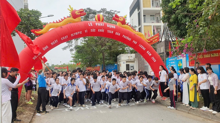 Phường Phú Lương phát động "Ngày chạy Olympic vì sức khỏe toàn dân năm 2026”- Ảnh 5.