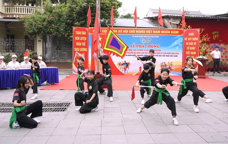 Sôi nổi Ngày chạy Olympic vì sức khỏe toàn dân tại xã Tam Hưng- Ảnh 9.