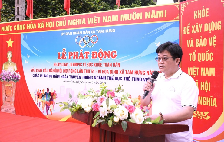 Sôi nổi Ngày chạy Olympic vì sức khỏe toàn dân tại xã Tam Hưng- Ảnh 3.