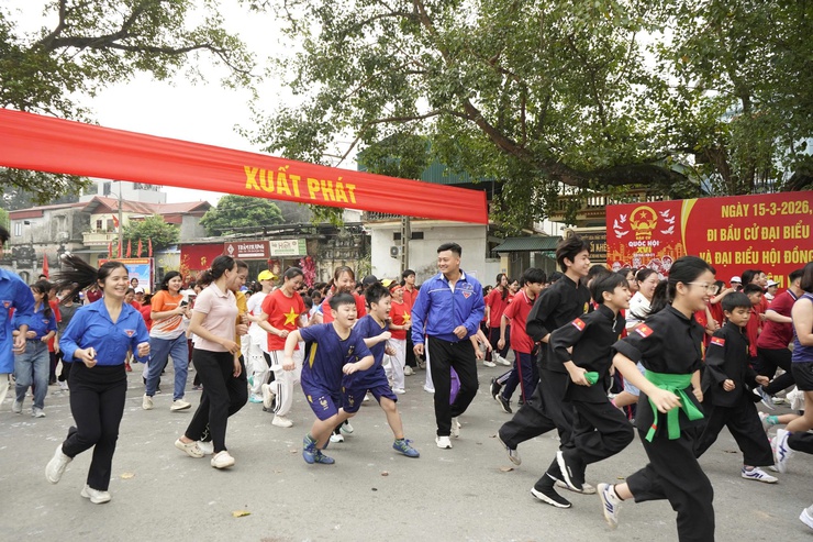 Sôi nổi Ngày chạy Olympic vì sức khỏe toàn dân tại xã Tam Hưng- Ảnh 7.