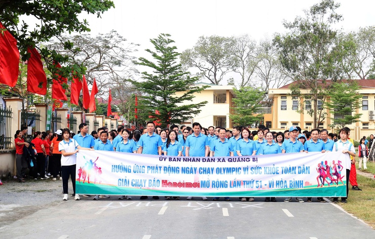 Sôi nổi Ngày chạy Olympic vì sức khỏe toàn dân năm 2026 tại xã Quảng Bị- Ảnh 5.