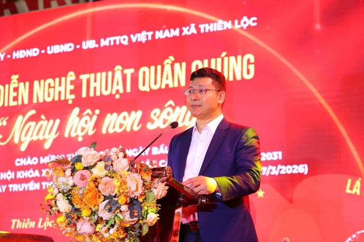 Chương trình liên hoan văn nghệ quần chúng chào mừng thành công cuộc bầu cử đại biểu Quốc hội khóa XVI và đại biểu HĐND các cấp, nhiệm kỳ 2026 – 2031- Ảnh 2.