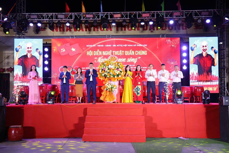 Chương trình liên hoan văn nghệ quần chúng chào mừng thành công cuộc bầu cử đại biểu Quốc hội khóa XVI và đại biểu HĐND các cấp, nhiệm kỳ 2026 – 2031- Ảnh 4.