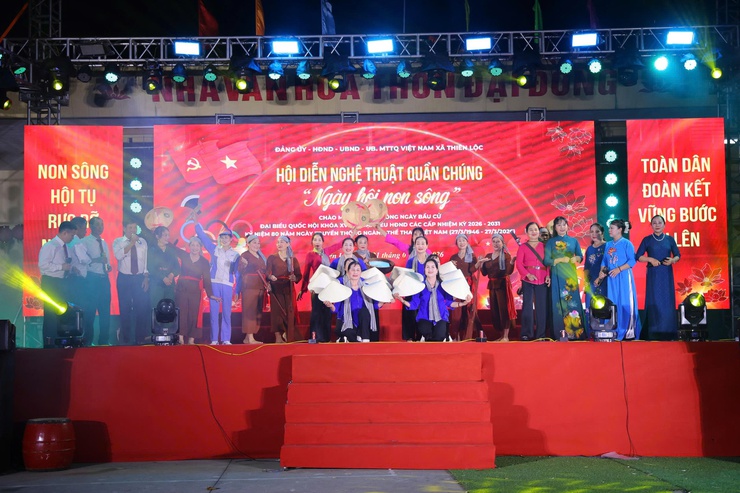 Chương trình liên hoan văn nghệ quần chúng chào mừng thành công cuộc bầu cử đại biểu Quốc hội khóa XVI và đại biểu HĐND các cấp, nhiệm kỳ 2026 – 2031- Ảnh 10.