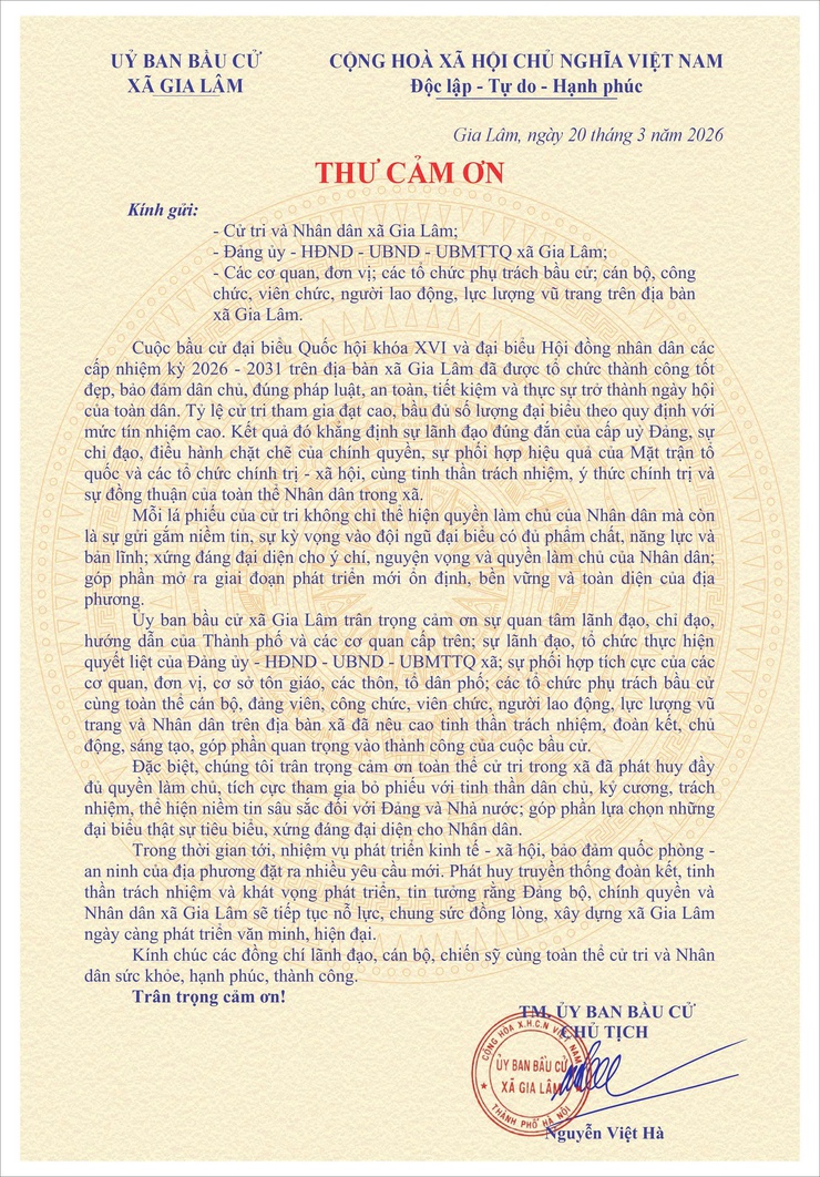 Thư cảm ơn- Ảnh 1.