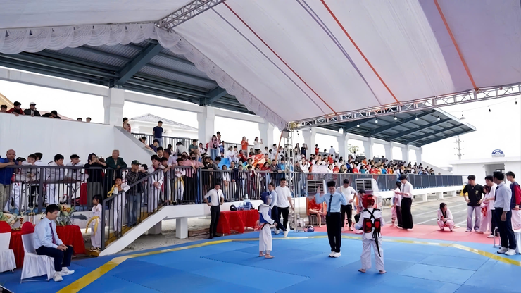 Sôi nổi Giải vô địch Taekwondo mở rộng xã Yên Lãng mở rộng lần thứ I năm 2026- Ảnh 1.