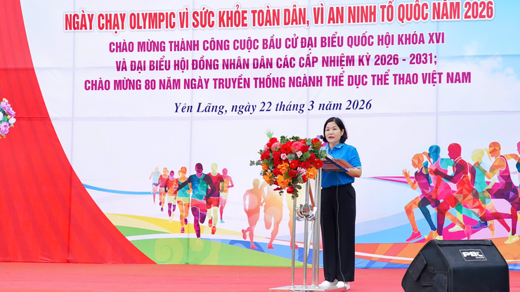 Xã Yên Lãng tổ chức Lễ phát động “Ngày chạy Olympic vì sức khỏe toàn dân - vì An ninh tổ quốc” năm 2026- Ảnh 2.