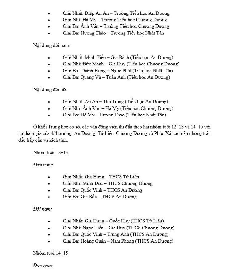 Giải thi đấu thể thao: Chào mừng cuộc bầu cử đại biểu Quốc hội khóa XVI và đại biểu Hội đồng nhân dân các cấp nhiệm kỳ 2026 – 2031,  hướng tới kỷ niệm 80 năm Ngày Thể thao Việt Nam (27/3/1946 – 27/3/2026)
- Ảnh 2.