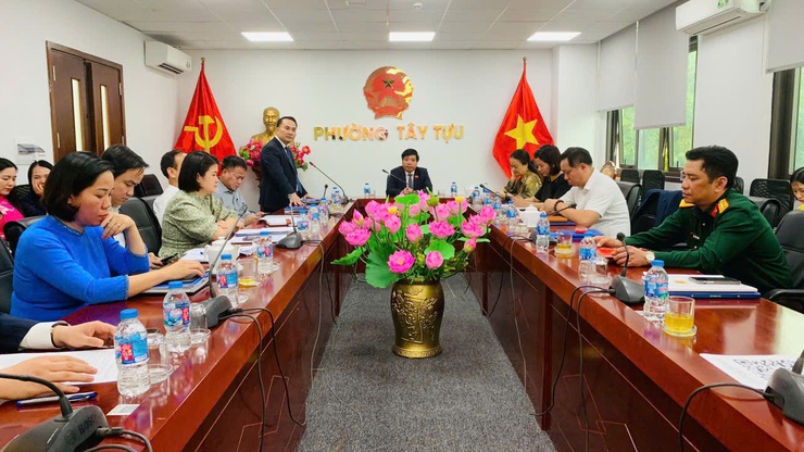 Kỳ họp thứ Năm HĐND phường Tây Tựu nhiệm kỳ 2021 -2026- Ảnh 2.