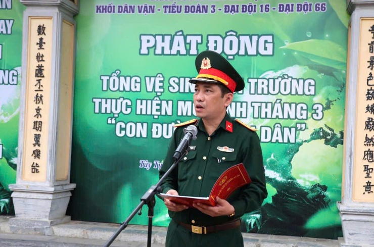 Phường Tây Tựu tổ chức Lễ ra quân mô hình tháng 3 “Con đường quân dân”- Ảnh 2.