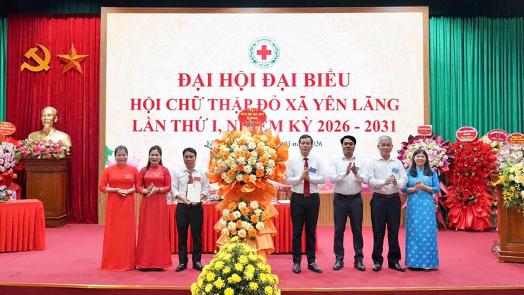 YÊN LÃNG TỔ CHỨC THÀNH CÔNG ĐẠI HỘI ĐẠI BIỂU HỘI CHỮ THẬP ĐỎ NHIỆM KỲ 2026-2031- Ảnh 3.