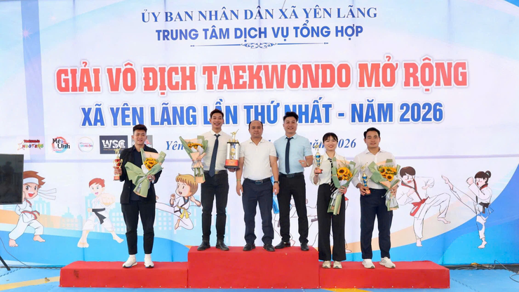 Sôi nổi Giải vô địch Taekwondo mở rộng xã Yên Lãng mở rộng lần thứ I năm 2026- Ảnh 3.