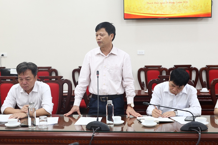 Hội nghị nghe báo cáo về công tác tuyển sinh lớp 6 năm học 2026 - 2027 tại xã Thạch Thất- Ảnh 3.