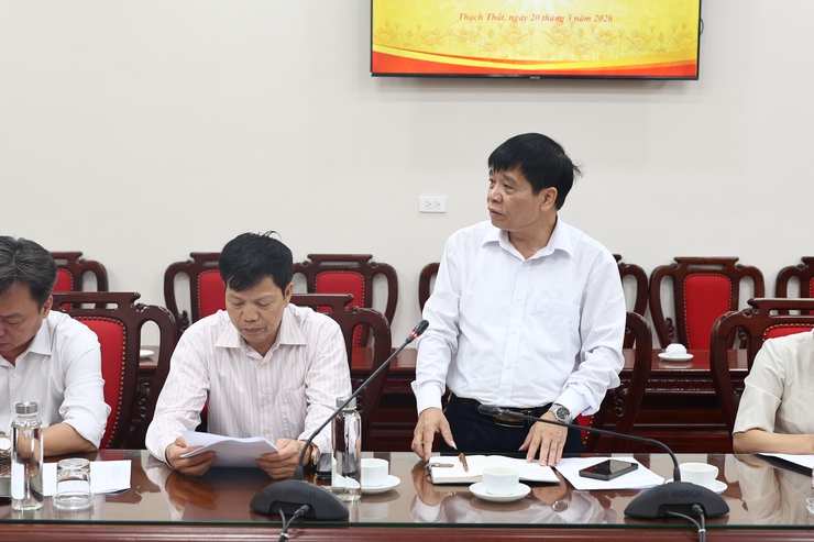 Hội nghị nghe báo cáo về công tác tuyển sinh lớp 6 năm học 2026 - 2027 tại xã Thạch Thất- Ảnh 4.