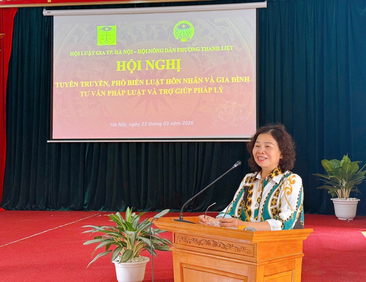 Thanh Liệt: Nâng cao nhận thức pháp luật hôn nhân và gia đình cho hội viên nông dân- Ảnh 3.