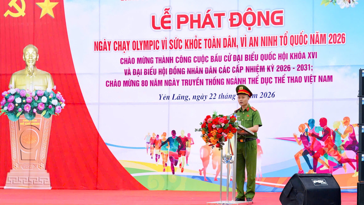 Xã Yên Lãng tổ chức Lễ phát động “Ngày chạy Olympic vì sức khỏe toàn dân - vì An ninh tổ quốc” năm 2026- Ảnh 4.