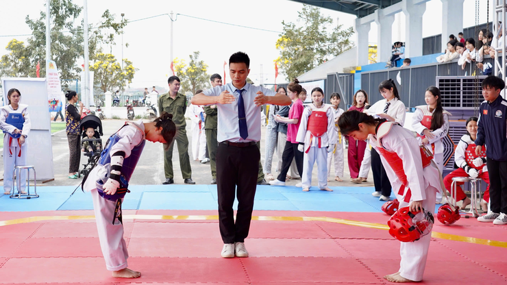 Sôi nổi Giải vô địch Taekwondo mở rộng xã Yên Lãng mở rộng lần thứ I năm 2026- Ảnh 4.