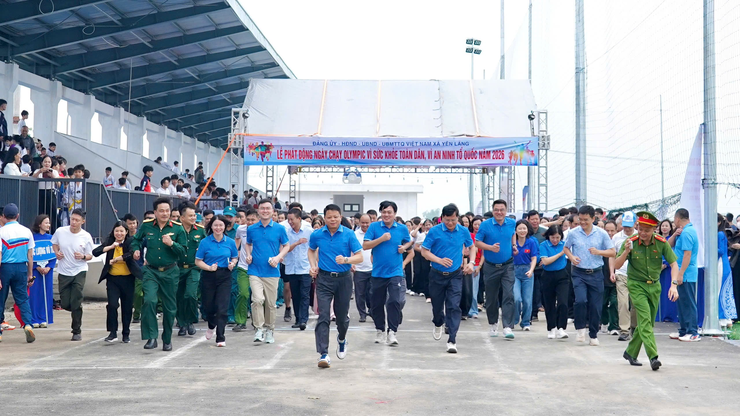 Xã Yên Lãng tổ chức Lễ phát động “Ngày chạy Olympic vì sức khỏe toàn dân - vì An ninh tổ quốc” năm 2026- Ảnh 5.