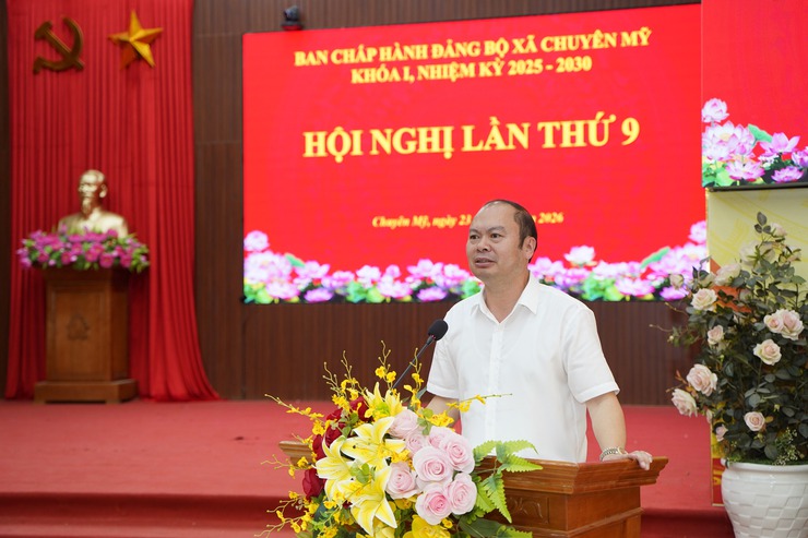 Ban chấp hành Đảng bộ xã tổ chức Hội nghị lần thứ 9, nhiệm kỳ 2025-2030- Ảnh 4.