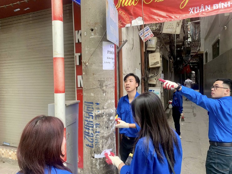 Tuổi trẻ Giảng Võ ra quân Hưởng ứng “Ngày chủ nhật xanh” lần thứ I năm 2026- Ảnh 2.