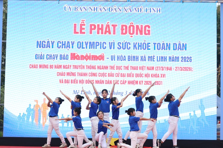 Mê Linh phát động Ngày chạy Olympic vì sức khỏe toàn dân năm 2026- Ảnh 7.